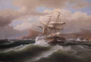 Thomas Birch An American Ship in Distress oil painting picture wholesale